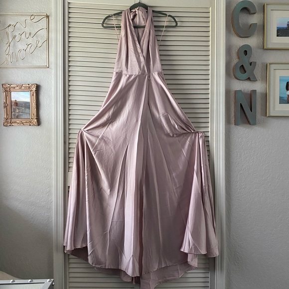 Hot Miami Styles Dresses & Skirts - Pink Satin Shorts Dress